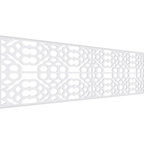 Ekena Millwork Set of Four Panels for 94 1/2"W x 28 1/4"H Harlingen Fretwork Wainscot Wall Paneling WPKP14X01X47GLN - main